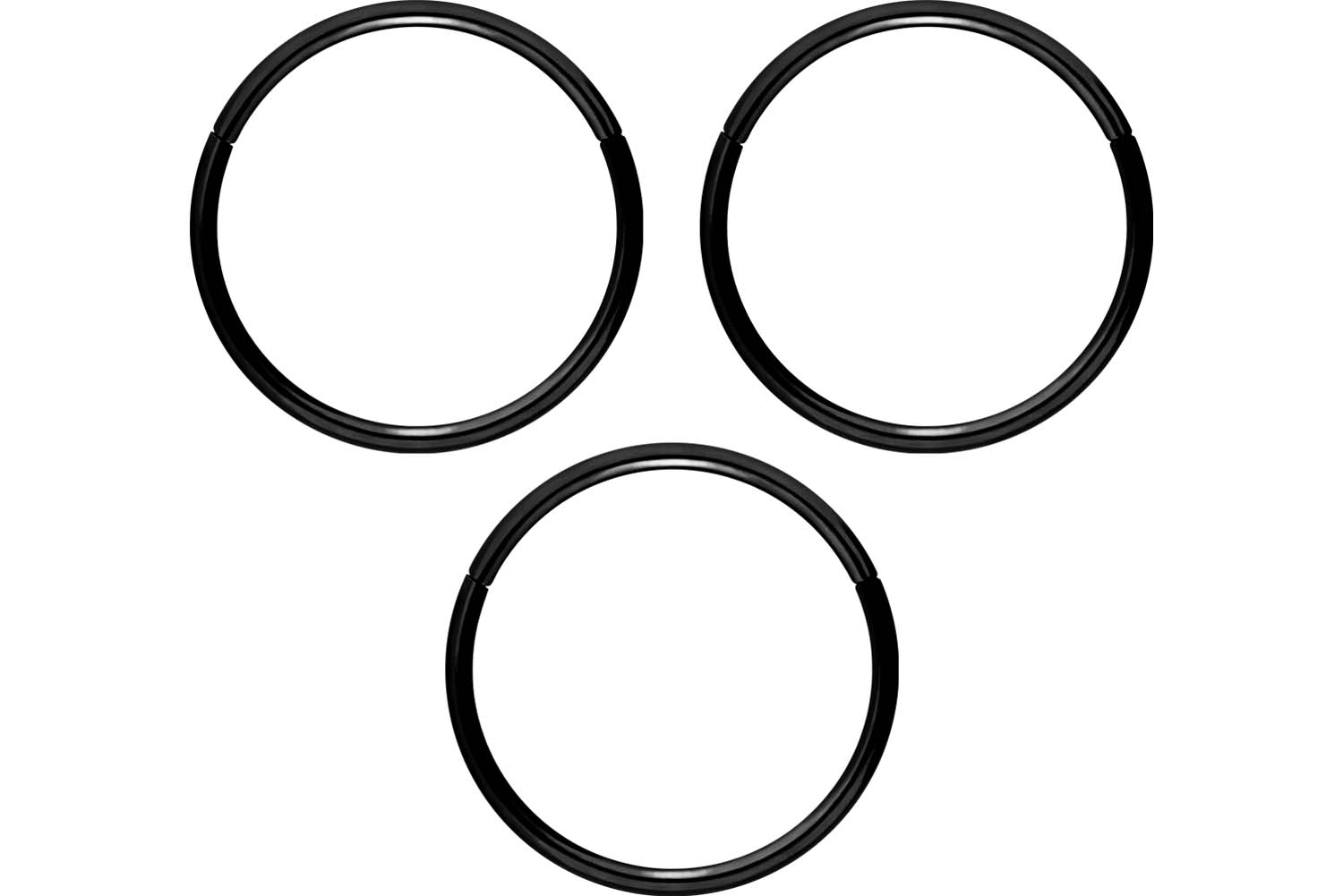 SET Chirurgenstahl Segmentring Clicker Piercing